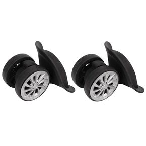 Luggage Wheels Replacement, 360 Degree Swivel Wheel Carry On Luggage Wheels with Screws for Travel