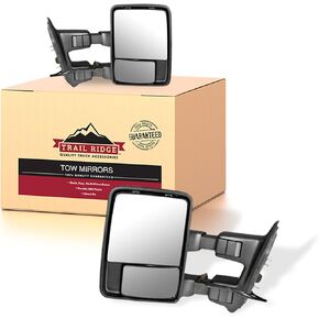 Trail Ridge Tow Mirror Power Heated Signal Clearance Chrome Pair for Ford SD