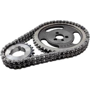 Engine Timing Chain Kit w/Sprockets | Fit for Chevrolet Chevy Blazer Camaro Caprice Corvette Impala Malibu Nova C/K/G Class, GMC Jimmy Sprint, OHV 6/8Cyl Engine | OE# C-3023K C-3023X C-3024X 3735412