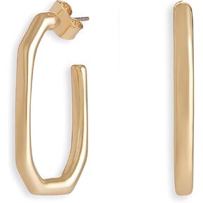 Rocksbox Dex Hoop Earrings - Gold Hoops for Women - 14k Gold Plating - Premium Quality Jewelry - 1.25"