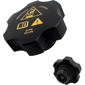Engine Coolant Reservoir Cap, Automotive Coolant Antifreeze Reservoir Tanks Cap, Reservoir Cap Replaces 68442532AA for Voyager Ram Durango Cherokee Pacifica, Car Accessories