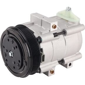 CO101510C AC Compressor Air Conditioner Fit for 1997-2006 Ford F-150, 2004-2004 Ford F-150 Heritage 4.2L V6 Replace# 58151, 4L3Z19703AA