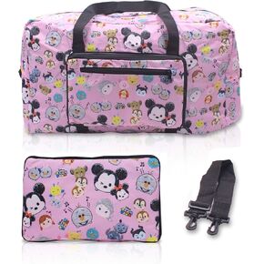 Mickey Minnie Foldable Easy-to-carry Travel Bag for airplanes with adjustable strap - Random Color