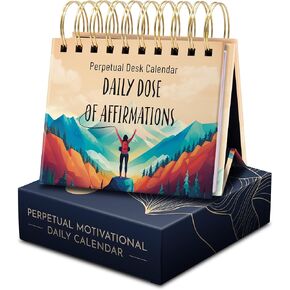 RYVE Daily Affirmation Calendar - Motivational Desk Calendar with Daily Affirmations for Women - Positive Affirmations, Inspirational Gifts for Women, Office Desk Decor for Women, Office Gifts