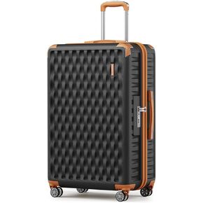 Melalenia 18 Inch Carry on Luggage Airline Approved, Hard Shell ABS Suitcase with TSA Lock with Spinner Wheel, Carry on Suitcase for Women and Men