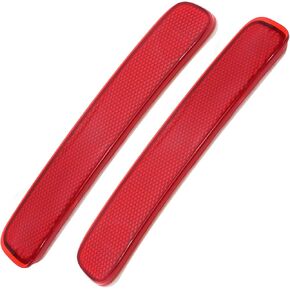 81920-0E021 81910-0E041 1 Pair Rear Bumper Reflector Light Replacement for Toyota Highlander 2011-2013 Left Driver Right Passenger Side Reflector Light
