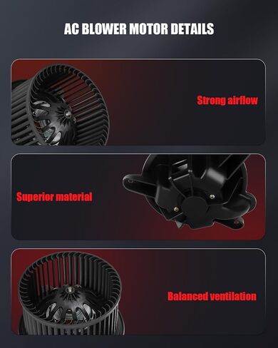 AC Heater Blower Motor Compatible for Jeep for Wrangler 1997-2001 for Jeep for Cherokee 1997-2001, HVAC Blower Motor Assembly Replace# 4886150AA in Saudi Arabia