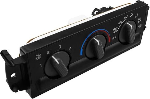 Heater AC Climate Control Module Fit for Chevy Blazer S10 GMC Sonoma Oldsmobile Bravada 1999-2005, HVAC Temperature Control Panel Replace 16250545 15098964 09351325, Without Rear Windshield Heating in Saudi Arabia