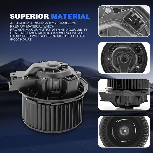 محرك منفاخ سخان HVAC مع قفص مروحة 700274 متوافق مع 2012-2019 Ford Explorer & Flex & Taurus، 2012-2016 Lincoln MKT&MKS استبدال #700274، PM9393 in Kuwait
