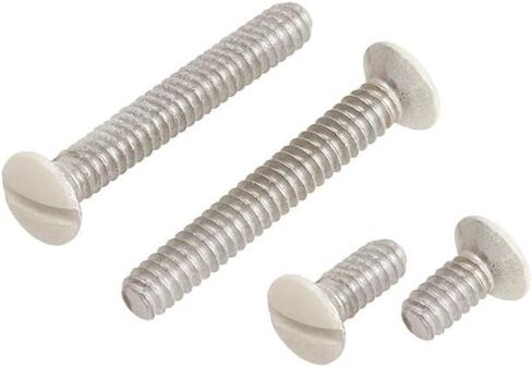 Cmple - 10 Pack Flexible Adapter Insert for Decorator Wall Plate 1-Gang Wall Plate with Flexible Opening Pass Through Single Gang Wall Plate for Cables - White in Kuwait