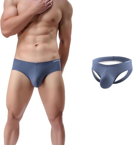 ZONBAILON رجل الانتفاخ تعزيز حزام رياضي ملخصات الرياضية الداعم كبير الكرة الحقيبة عارية الذراعين الملابس الداخلية حزمة M L XL 2XL 3XL in Kuwait