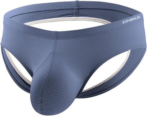 ZONBAILON رجل الانتفاخ تعزيز حزام رياضي ملخصات الرياضية الداعم كبير الكرة الحقيبة عارية الذراعين الملابس الداخلية حزمة M L XL 2XL 3XL in Kuwait