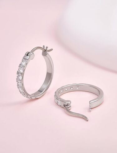 Limerencia G23 Pure Titanium Hypoallergenic Hoop Earrings for Women Sensitive Ears in Kuwait