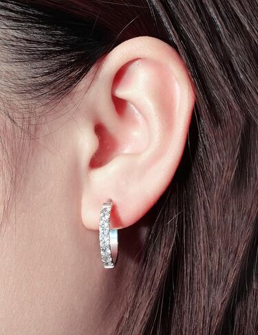 Limerencia G23 Pure Titanium Hypoallergenic Hoop Earrings for Women Sensitive Ears in Kuwait