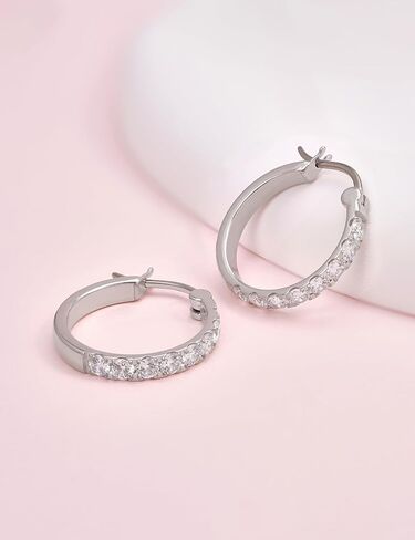 Limerencia G23 Pure Titanium Hypoallergenic Hoop Earrings for Women Sensitive Ears in Kuwait