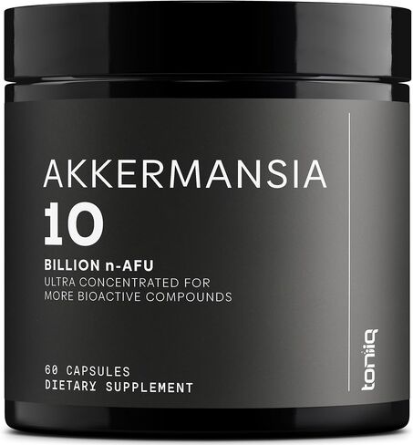 Ultra High Strength Akkermansia Muciniphila Probiotic – 10 Billion n-AFU for Better Gut Health & GLP-1 Support – Shelf-Stabilized, Lab-Tested for Maximum Purity & Potency, 60 Delayed-Release Veg Caps in Kuwait