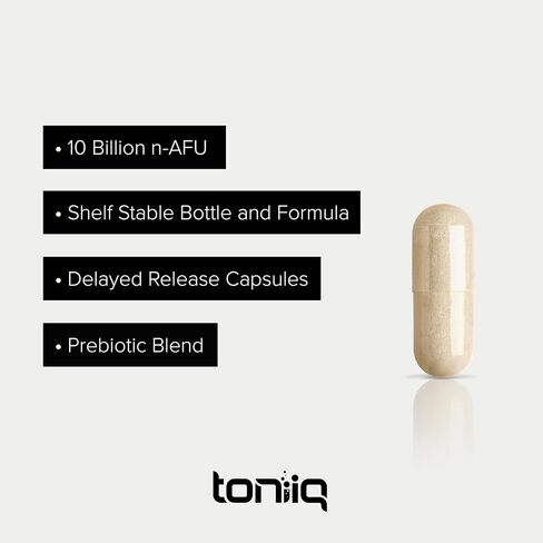 Ultra High Strength Akkermansia Muciniphila Probiotic – 10 Billion n-AFU for Better Gut Health & GLP-1 Support – Shelf-Stabilized, Lab-Tested for Maximum Purity & Potency, 60 Delayed-Release Veg Caps in Kuwait
