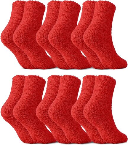 Fuzzy Socks Winter Warm Fluffy Soft Socks for Woman Indoor Christmas Gifts in Kuwait