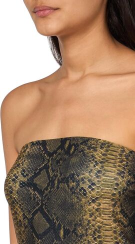 Norma Kamali Women's Strapless Side Drape Pickleball Dress in Kuwait