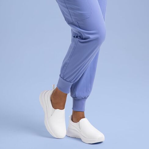 Hawkwell Women's Slip On Arch Support Lightweight Slip Resistant Comfortable Nurse Shoes in Saudi Arabia