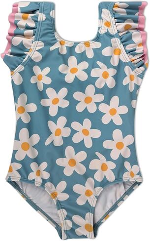 Portakal One Piece Swimsuit for Girls Cute Swimwear Bathing Suit Swimwear for 3-12 Years in Saudi Arabia