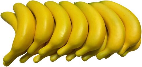 Generic 17 قطعة من خليط الفواكه الاصطناعية، دعائم فواكه محاكاة لعرض التصوير الفوتوغرافي، فواكه وهمية واقعية لديكور المنزل مجموعة فواكه عنب مزيف وموز مزيف، HC2412-17 in Kuwait