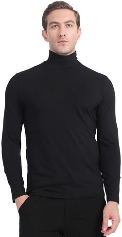 Subuteay Thermal Shirts for Mens Fleece Lined Top Long Sleeve Compression Base Layer in Kuwait