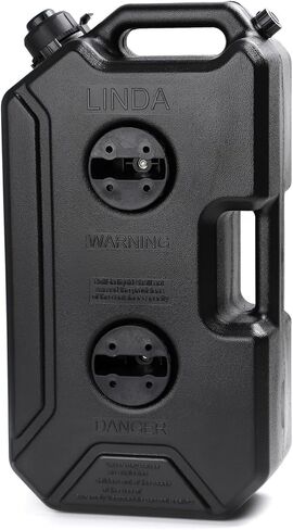 خزان غاز Mokuo سعة 10 لتر / 1.64 جالون من مادة البولي إيثيلين (HDPE) مع قفل مضاد للسرقة ودعامة تثبيت تناسب معظم الدراجات النارية سكوتر ATV UTV، لون أسود in Kuwait