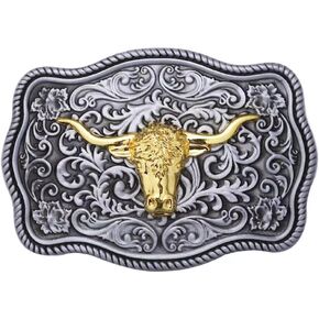 Cowboy Belt Buckle Western Animal Pattern Belt Buckles for Men Women