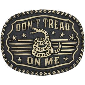 Montana Silversmiths Unisex Gadsen Snake Heritage Attitude Buckle - A902 One Size
