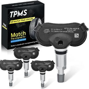 Upgraded TPMS Sensor, 42753-SNA-A81 for GM 315Mhz Tire Pressure Monitoring Sensor Compatible with Acura CSX & Honda Civic CR-Z Odyssey, Tire Sensor Replacement for 42753-TR3-A81 (4 Pack)