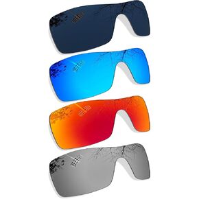 4 Pair Polarized Replacement Lenses for Oakley Oil Rig Sunglasses