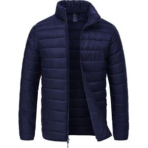 Rapoo Men's Puffer Jackets Lightweight Winter Jackets Coats Water Resistant Windproof Insulated