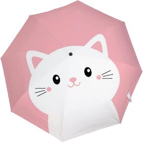 Portable Travel Umbrella - Mini Boy and Girl Umbrella,Strong Compact Umbrella for Wind and Rain, Automatic switch folding Perfect Car Umbrella