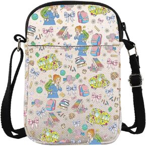 Magic Bus Inspired Messenger Bag Teacher Appreciation Crossbody Bag Frizzle Teacher Gift Coquette Bus Gift