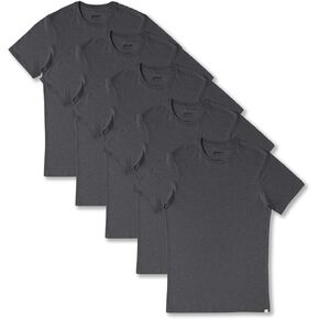 Pact Men's Organic Softspun Semi-Fitted Crew Neck T-Shirt, Pack of 5 in Kuwait