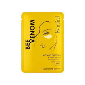 Rodial Jelly Eye Patches Bee Venom (1 Sachet), Rejuvenate and Firm, Cooling Jelly Technology, Anti-puffiness for Under Eyes, Vitamine C for Revitalised and Luminous Eye Look