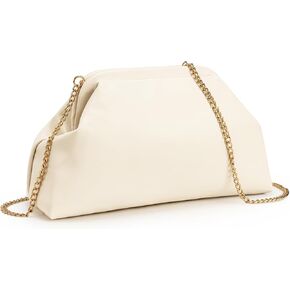 KALIDI Shoulder Bag Clear Stadium Approved Crossbody Handbag Zipper Leather Purse Sports Concert Airport Station