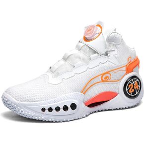 Men's Basketball Shoes Anti-Slip and Wear-Resistant Soles Running Shoes Graffiti Design Fashionable Sports Shoes
