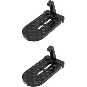Car Door Step with Glass Breaker Safety Hammer & Roof Rack Access,Car Automotive Foldable Roof Rack Door Step - Fits Most Car, for SUV and Truck, Max Load 400 lbs
