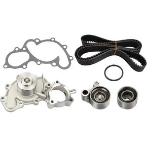 طقم حزام توقيت المحرك من DRIVESTAR مع مضخة مياه 1995-2004 لسيارة Toyota Tacoma,2000-2004 Tundra,1995-1998 T100,1996-2002 4Runner 3.4L