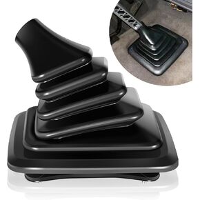 Manual Transmission Shifter Boot Gear Shifter Knob Rubber Boot for Ford F-250 F-350 F-450 F-550 Super Duty 1999-2007, for Ford ZF 5 or 6 speed manual transmissions, Replace for F81Z7277BB F81Z-7277-BB
