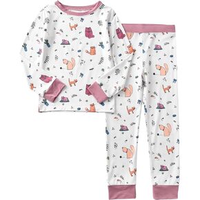 Toddler Pants Sets 3-5T for Baby Boys & Girls, Kids Long Sleeve Tee and Pants, 2-Piece Pants Sets Soft