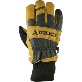 Truck Gloves | M1 Pro | Leather Unisex Snow Gloves | Warm Perfect Ski Glove in Cold Weather for Men or Women