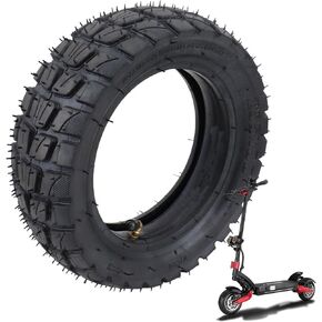 255x80 Scooter Tire Tube 80/65-6 Scooter Tire Tube 10x3 Tire Tube for Electric Scooter Replacement Thicken Widen Off-Road 80/65-6 10x3 255x80 Tyre for Zero 10x, Kugoo M4, Kaabo Mantis
