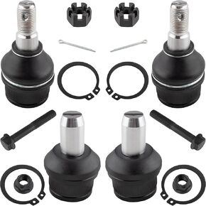 BOXI 4pcs Front Suspension Upper and Lower Ball Joint Kit Fit for Ford Bronco II 1989-1990/Explorer 1991-1994/Ranger 1989-1997/for Mazda B2300 B3000 B4000 1994-1997/Navajo 1992-1994 | K8560 K8561