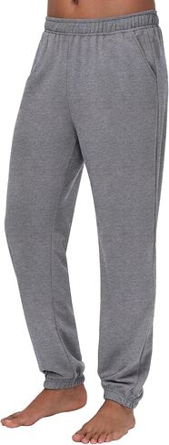3 Pcs Men's Sweatpants Athletic Lounge Pants Elastic Bottom Jogger Workout Pant with Pocket in Saudi Arabia