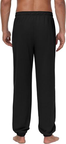 3 Pcs Men's Sweatpants Athletic Lounge Pants Elastic Bottom Jogger Workout Pant with Pocket in Saudi Arabia