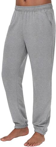 3 Pcs Men's Sweatpants Athletic Lounge Pants Elastic Bottom Jogger Workout Pant with Pocket in Saudi Arabia