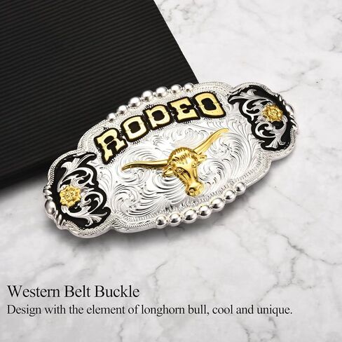Horse Bull Rider Texas Rodeo Belt Buckle for Men, Running Horse Western Cowboy Belt Buckle, Big Size Large Belt Buckle in Kuwait